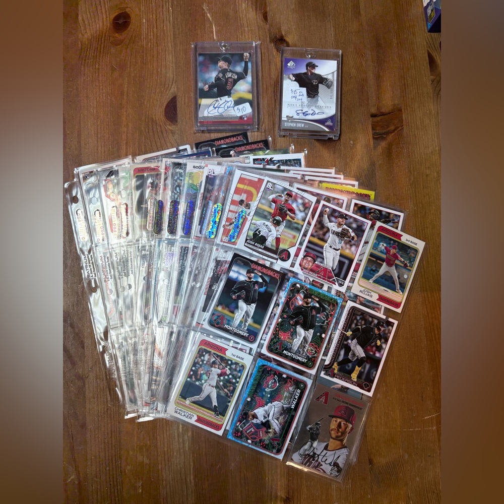 Arizona Diamondbacks Baseball Trading Card Collection